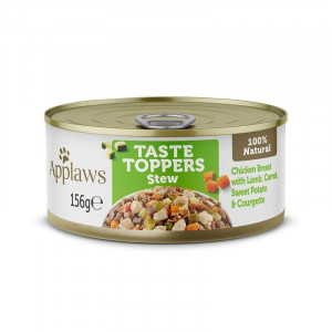 APPLAWS DOG TOPPERS konservi suņiem Vista, jērs sautējumā 156g